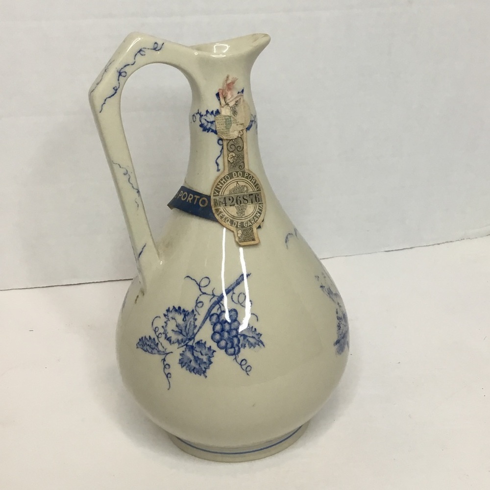 Vintage Real Vinicola Ceramic Wine Decanter Bottle Savacem Portugal Gilman & CTA - Picture 1 of 16
